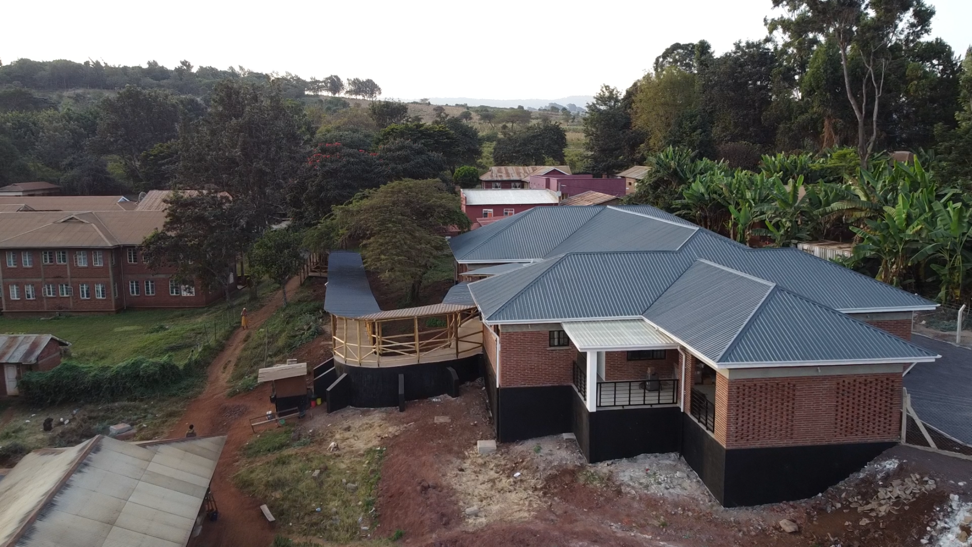 The new eye academy in Tanzania seen from above