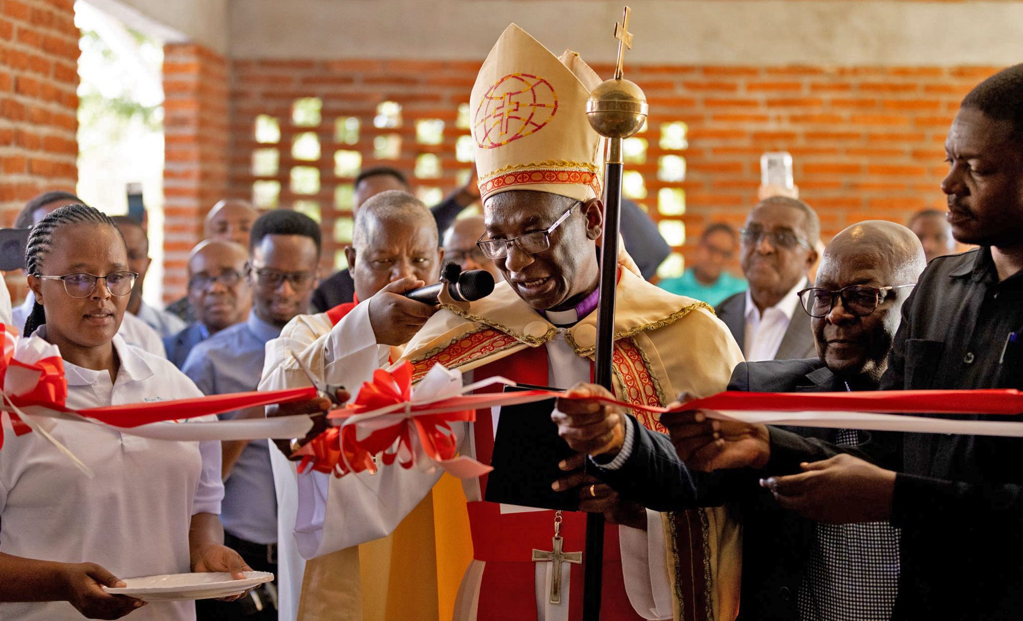 The inauguration of the eye clinic in Karatu, Tanzania